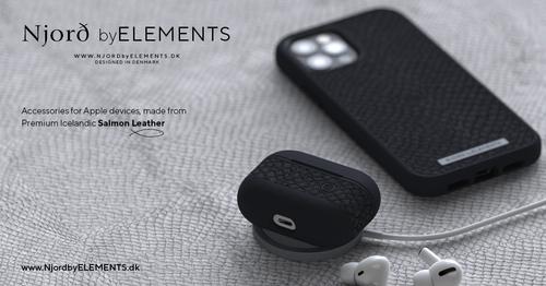 Actual product image Njord Hard Cover Vindur Case for Airpods Pro (Headphone bag)