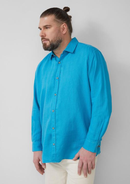 Actual product image S.Oliver Hemd Regular Fit: Langarmhemd aus Leinen (5XL)