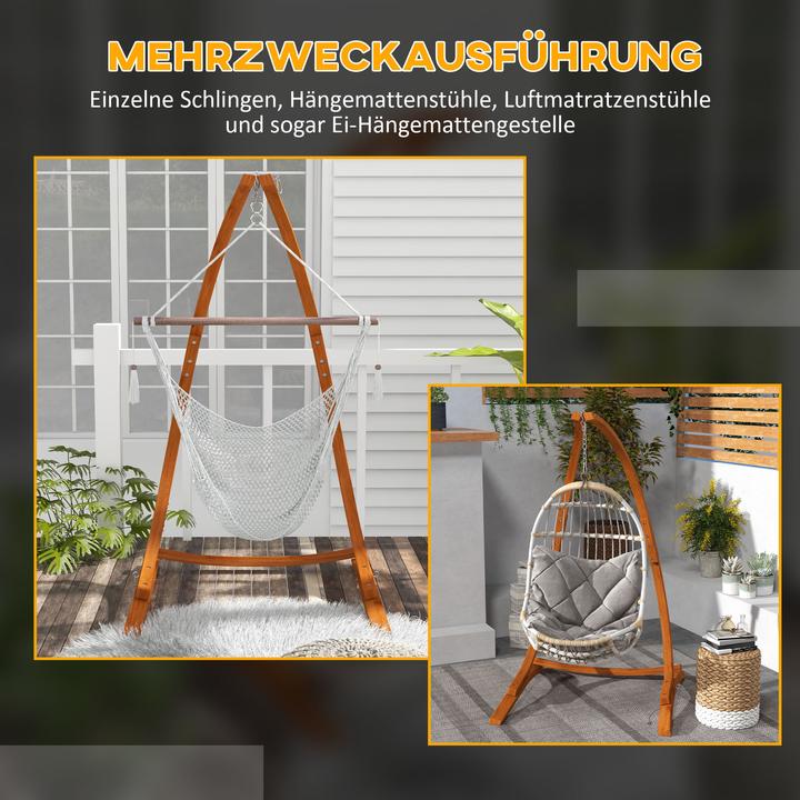 Immagine prodotto Outsunny Telaio per sedia sospesa con catena di sospensione (150 kg)