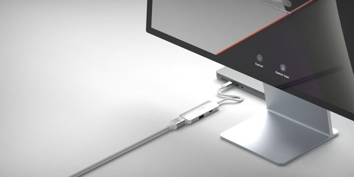 Actual product image LINQ Connects 3in1 USB-C multiport hub (USB-C, 3 ports)