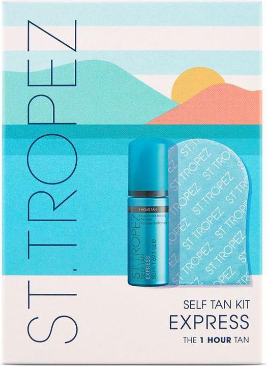 St. Tropez Self Tan Express Kit (Self tanning foam, Self-tanning towel, 200 ml)