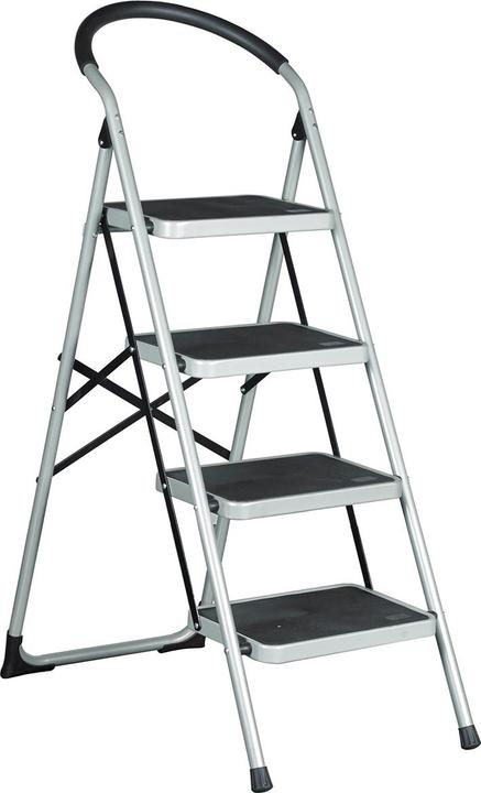Produktbild RS PRO Step Ladders, Foldable, 4 Tread, (Stehleiter, 148 cm)
