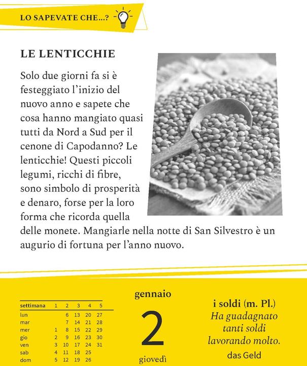 Produktbild Langenscheidt Sprachkalender Italienisch 2025