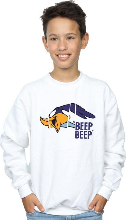 Actual product image Looney Tunes Boys Beep Beep Road Runner Cotton Sweatshirt (152, 158)