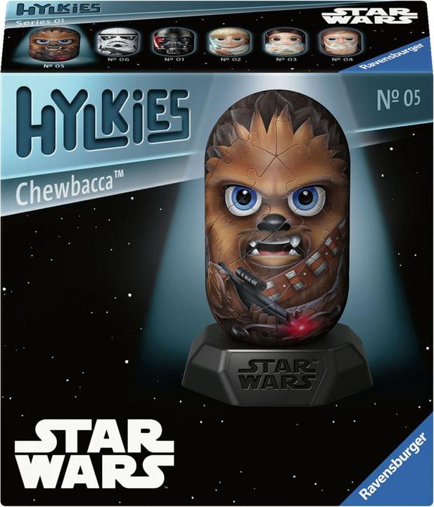 Produktbild Ravensburger Hylkies: Die neue Sammelfigurenreihe zum selbst zusammenbauen. Figur #05 - Chewbacca - (54 Teile)