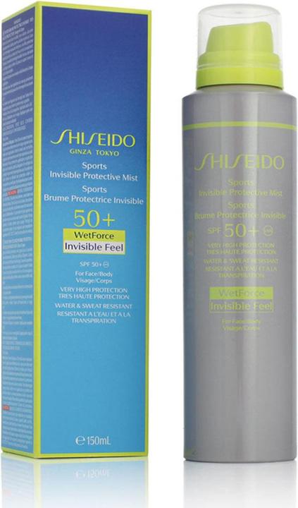 Immagine prodotto Shiseido Nebbia protettiva invisibile per lo sport (Spray solare, SPF 50+, 150 ml, 164 g)