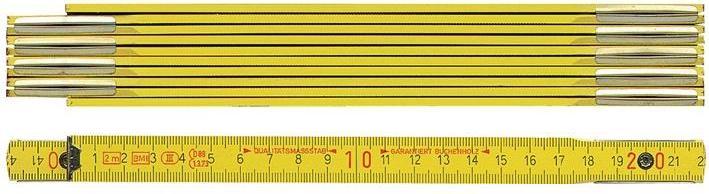 Produktbild BMI Gliedermassstab Länge 1 m Breite 16 mm mm/cm EG III Buche gelb (1 m)