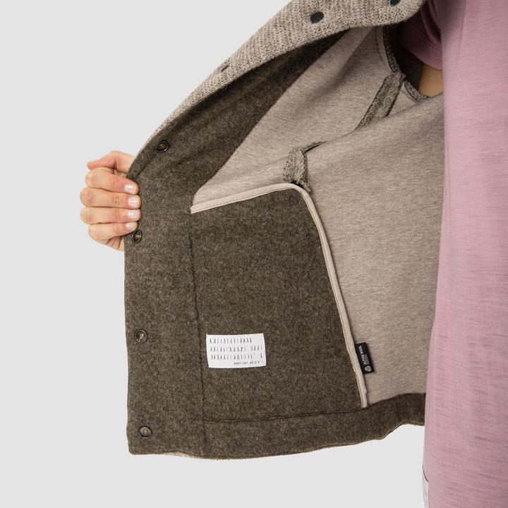 Immagine prodotto Salewa Giacca con cappuccio Sarner Undyed Wool da donna (42, XL)
