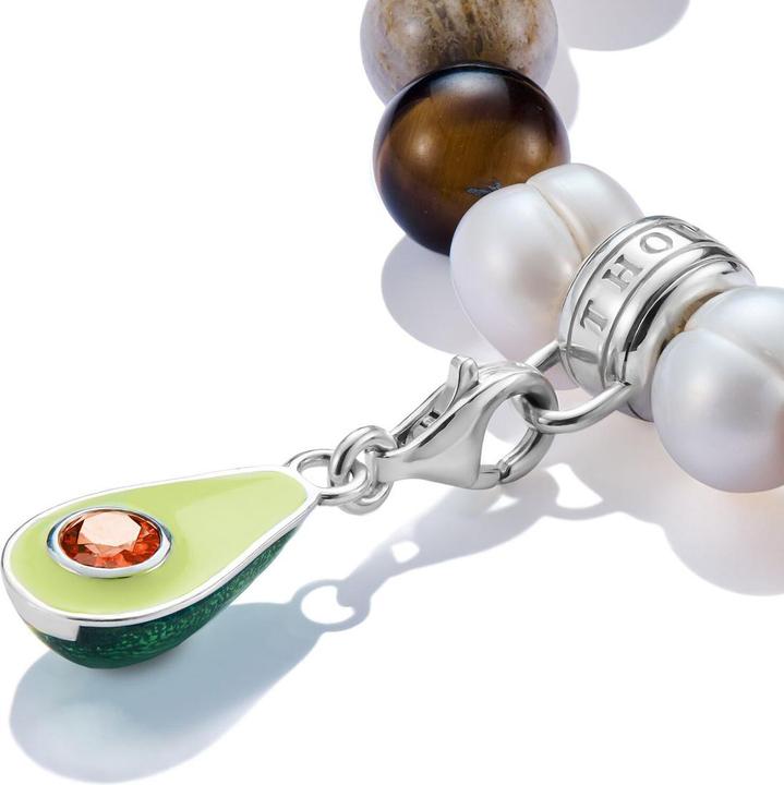 Immagine prodotto Thomas Sabo Charm-Anhänger Avocado Silber (Argento 925 con smalto)