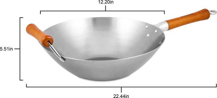 Image du produit Ken Hom Excellence (32 cm, Wok, Acier au carbone)
