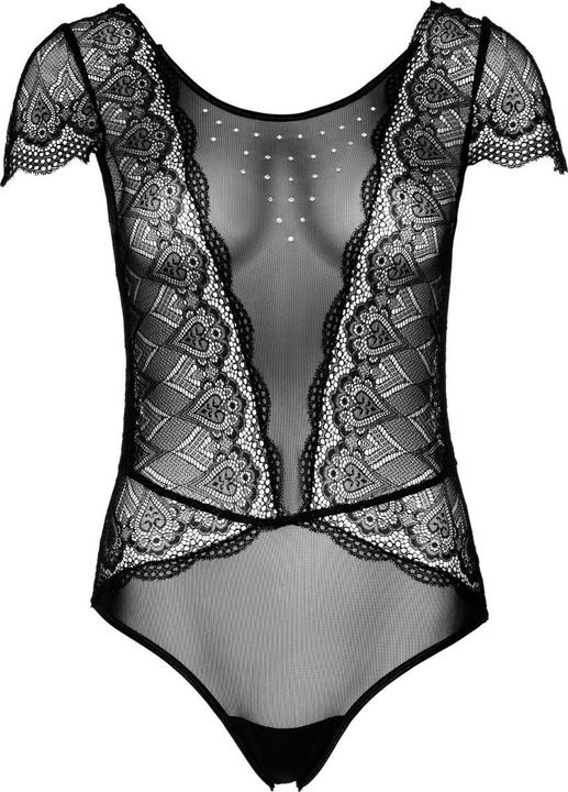 Image du produit Daring Intimates Dentelle florale et maille Teddy (S, M)