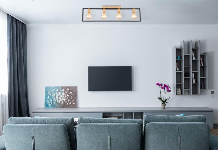 Produktbild Globo Deckenlampe Metall schwarz matt, 4xE27, 15479-4D (E27)