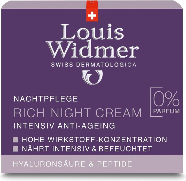 Image du produit Louis Widmer Crème de nuit riche (50 ml, Crème de nuit)