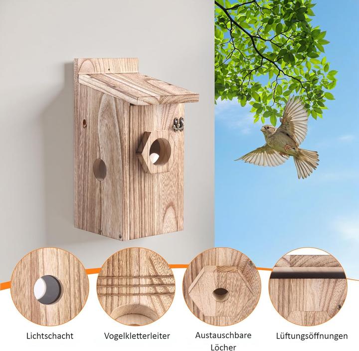 Immagine prodotto BrooBirder Casetta per uccelli con telecamera e funzionamento a energia solare