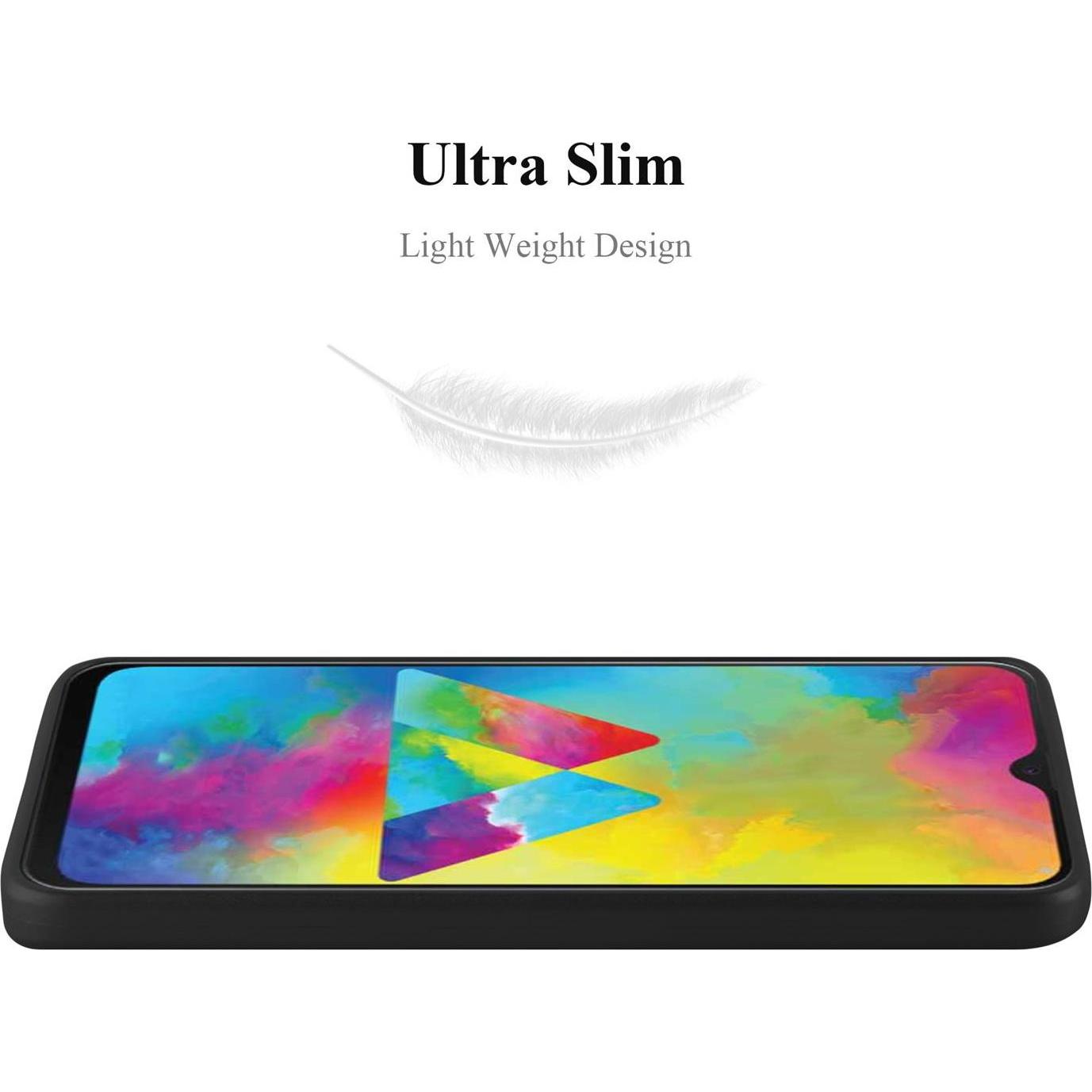 Thumbnail - Cadorabo TPU Matt Metallic Cover (Samsung Galaxy M21, Samsung Galaxy M30s), Smartphone Hülle, Schwarz
