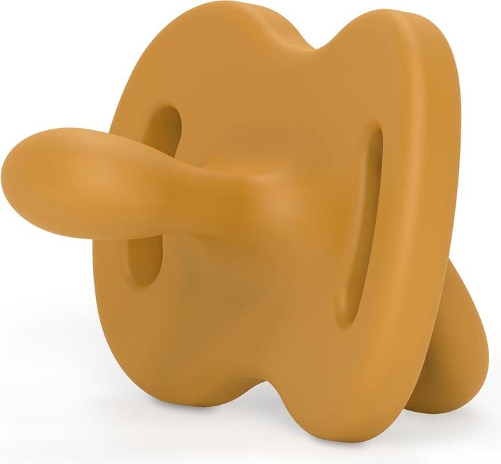 Actual product image Suavinex Reversible soother SX Pro 0-6M mustard yellow (1 x, up to 6 M.)