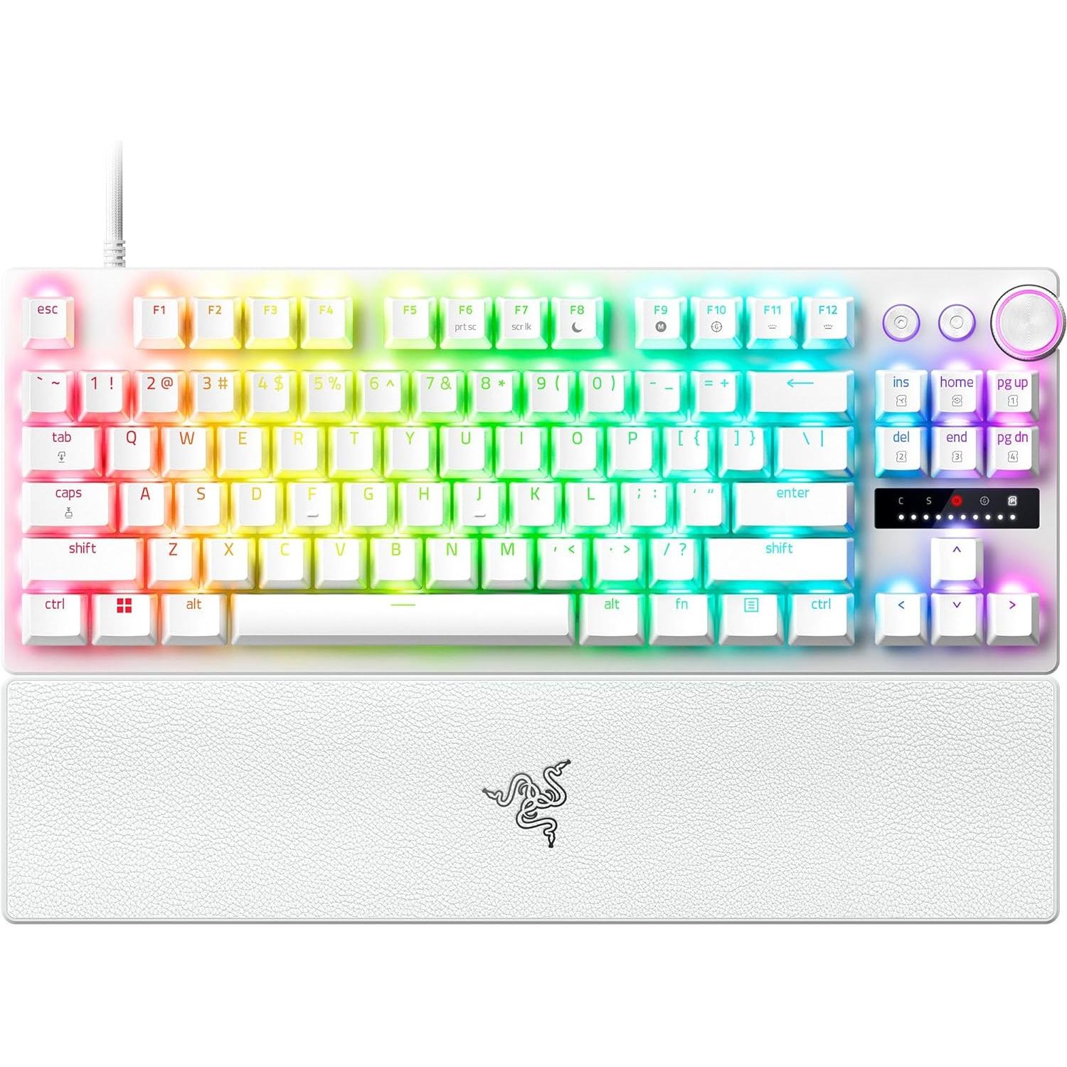 Razer RZ03-04981700-R3M1 (Eng. Int., Kabelgebunden), Tastatur, Weiss