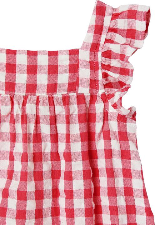 Actual product image Vertbaudet Ärmelloser Baby Kurzoverall mit Vichykaro (62)
