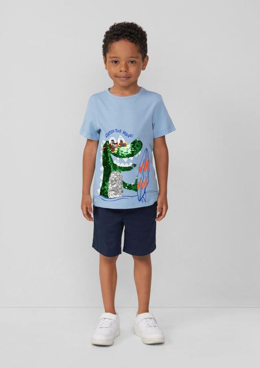 Immagine prodotto S.Oliver T-Shirt Jersey-T-Shirt mit Wendepailletten (128, 134)