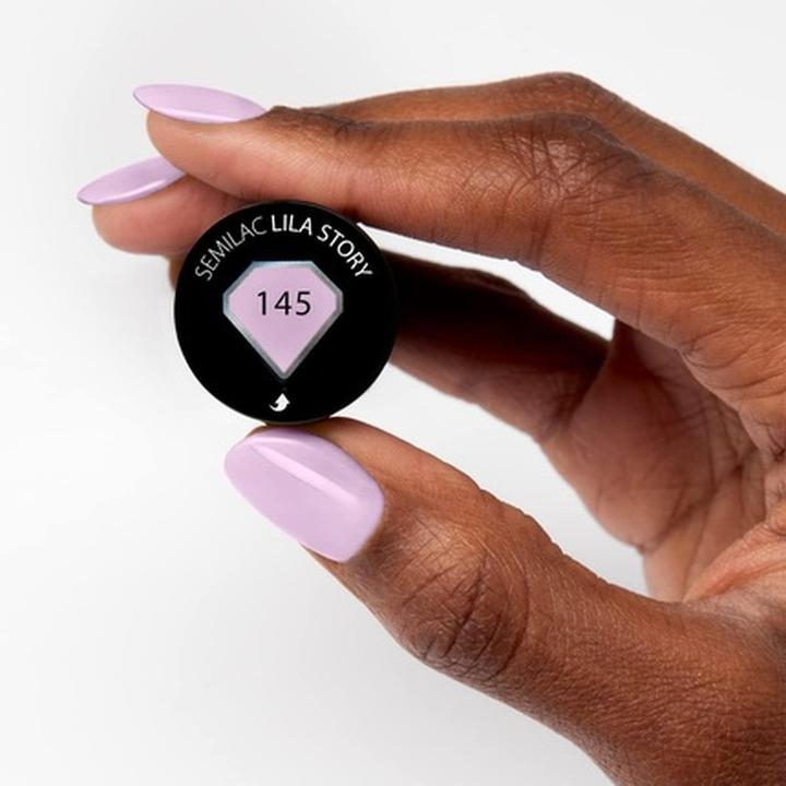 Productafbeelding Semilac gelpoets 7 ml Purple Story 145 (Paars verhaal, Gel effect nagellak)