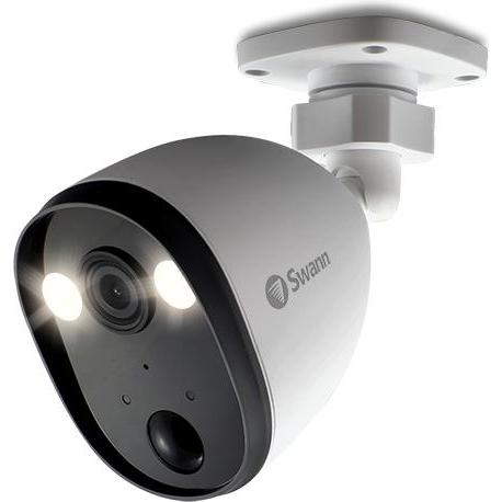 Swann SWIFI-SPOTCAMPK2-EUCam'ra con ivi X2 (1920 x 1080 Pixels), Telecamera di rete, Nero