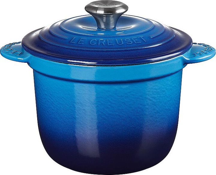 Le Creuset Cocotte Every 18 cm Azure (18 cm, Kochtopf, Gusseisen)