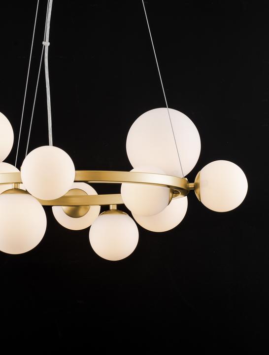 Productafbeelding Nova Luce ODILLIA hanglamp G9 11-voudig goud 65x52,8x120cm dimbaar 9028856 (G9)