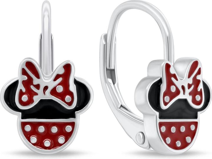 Immagine prodotto Brilio Silver - Minnie Mouse Silver Dangle Earrings EA1136W (Argento)