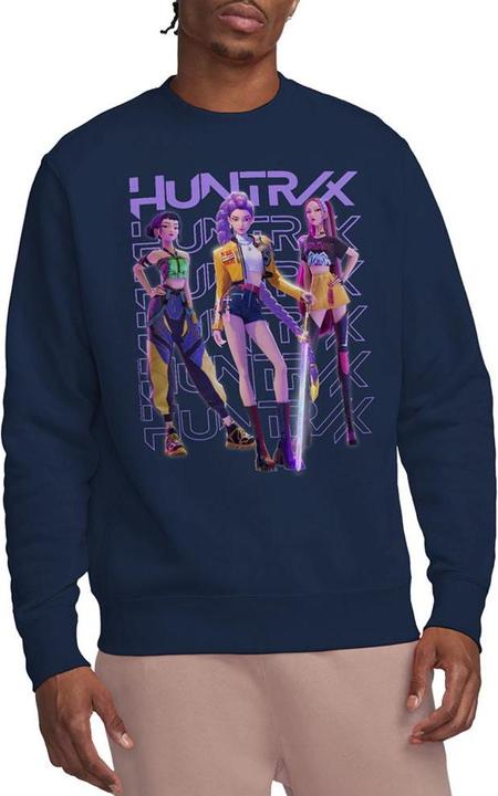 Image du produit K-Pop Demon Hunters - Sweat motif Huntr/X style Photo de groupe - Adulte (M)