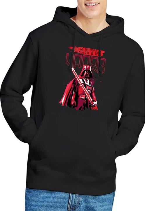 Actual product image Star Wars Mens Darth Vader Painted Hoodie (XXL)