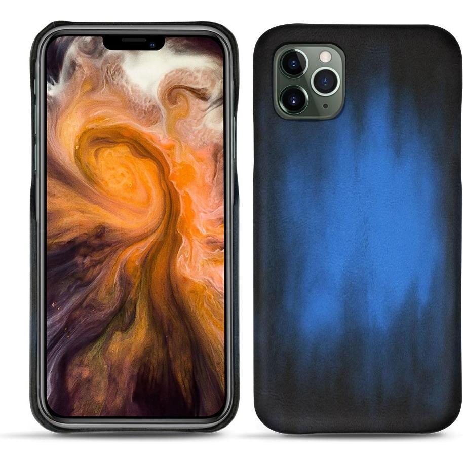 Thumbnail - Noreve Lederschutzhülle (Apple iPhone 11 Pro Max), Smartphone Hülle, Blau