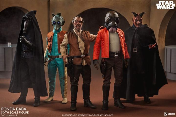 Actual product image Sideshow Star Wars Scum & Villainy action figure 1/6 Ponda Baba 30 cm