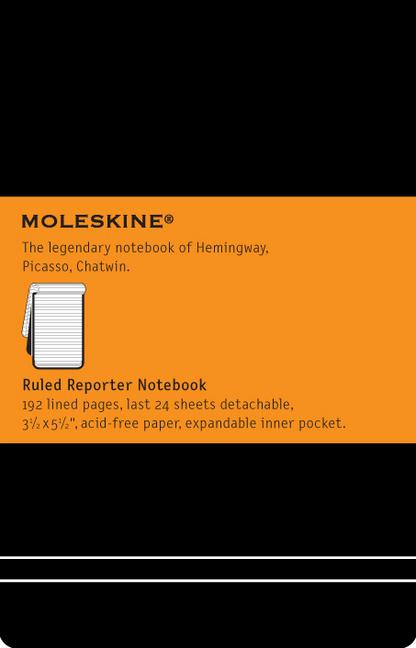 Immagine prodotto Moleskine Taccuino classico reporter (A6, Righe, Copertina rigida)