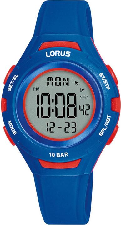 Produktbild Lorus R2389PX9 Kinderuhr Digital Chronograph 32mm 10ATM (Chronograph, Digitaluhr, 32 mm)