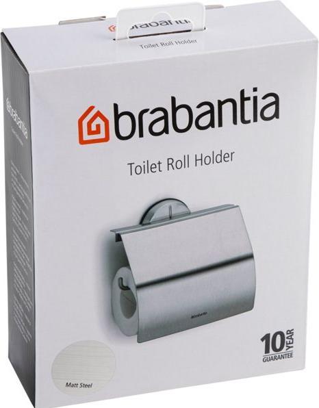 Actual product image Brabantia 427626 Toilet roll holder wall mounted stainless steel