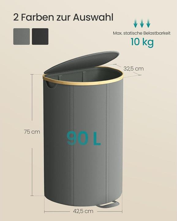 Image du produit Songmics Panier à linge (90 l)