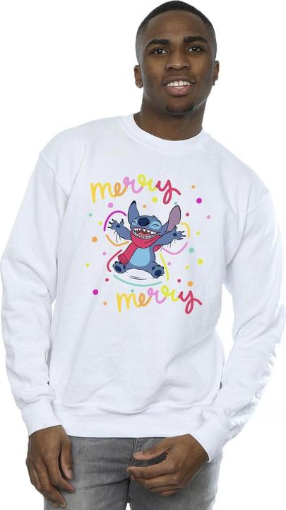 Immagine prodotto Disney Lilo & Stitch Merry Rainbow Felpa Uomo (XL)