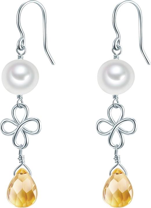Image du produit Valero Pearls Femmes argent sterling verre perle d'eau douce de culture argent - 28625 (Argent Sterling)