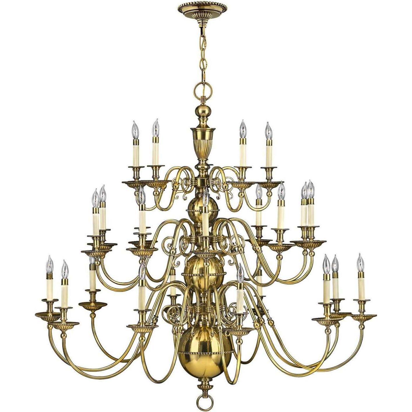 Elstead Lighting, Kronleuchter, Cambridge Kronleuchter E14 25-fach Brüniertes Messing (124.70 cm)