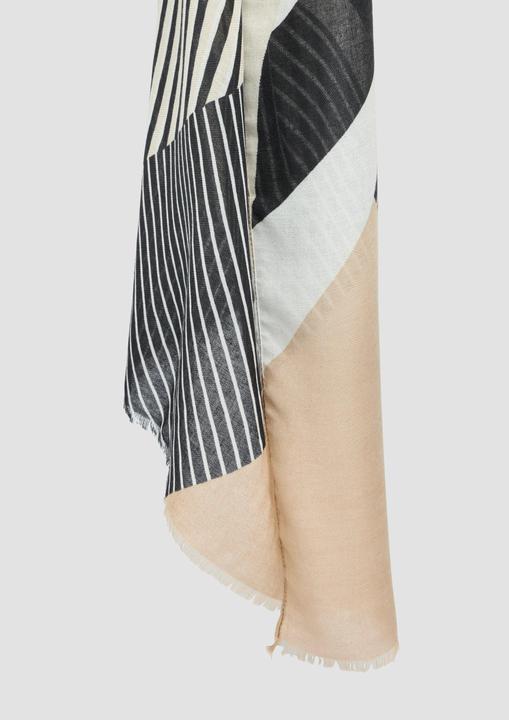 Produktbild S.Oliver Tuch Feines Tuch aus recyceltem Polyester mit modischem Artwork-Print