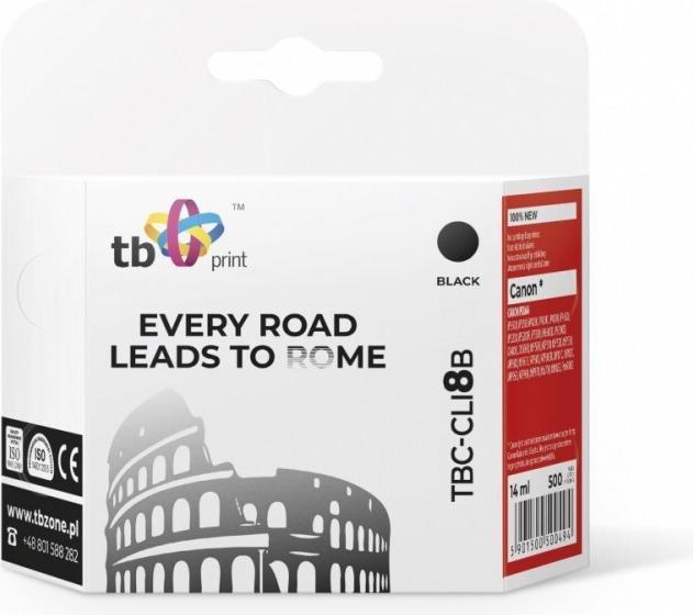 Tusz do Canon CLI8B TBC-CLI8B BK 100% nowy (BK)