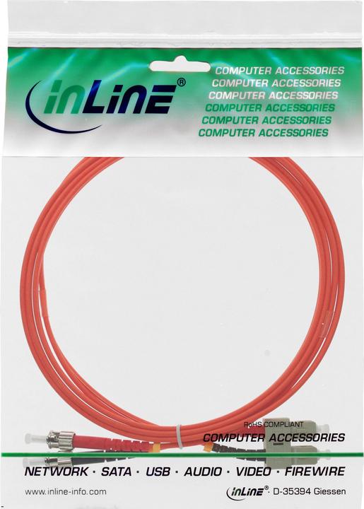 Image du produit InLine LWL Câble duplex (S/UTP, CAT6, 2 m)
