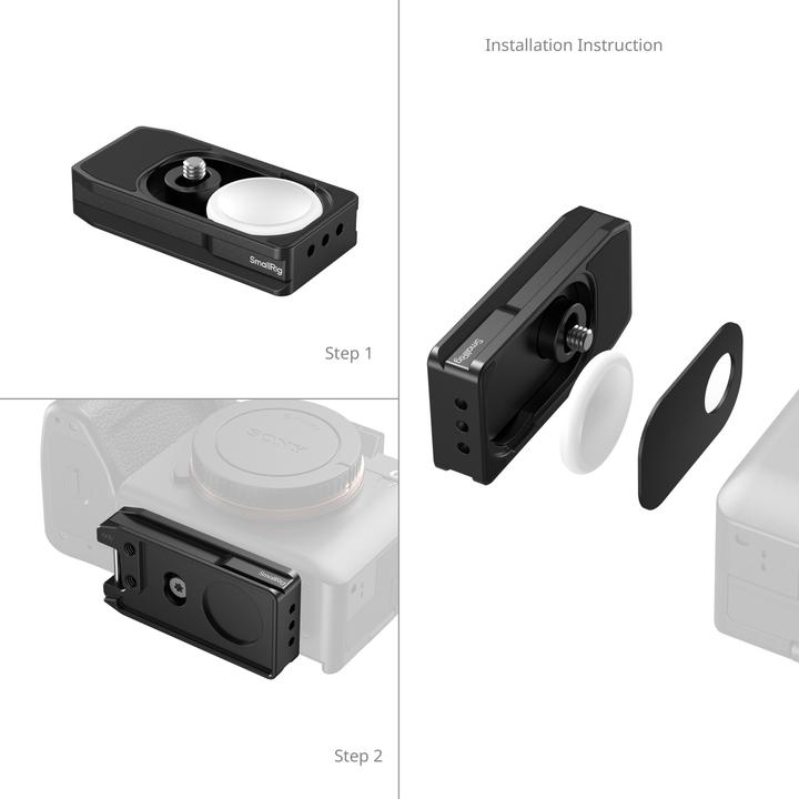 Produktbild SmallRig Arca-Swiss Montageplatte für AirTag / SmartTag2