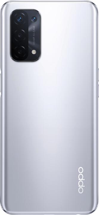 Actual product image OPPO A74 5G (128 GB, Silver, 6.50", Dual SIM, 5G)