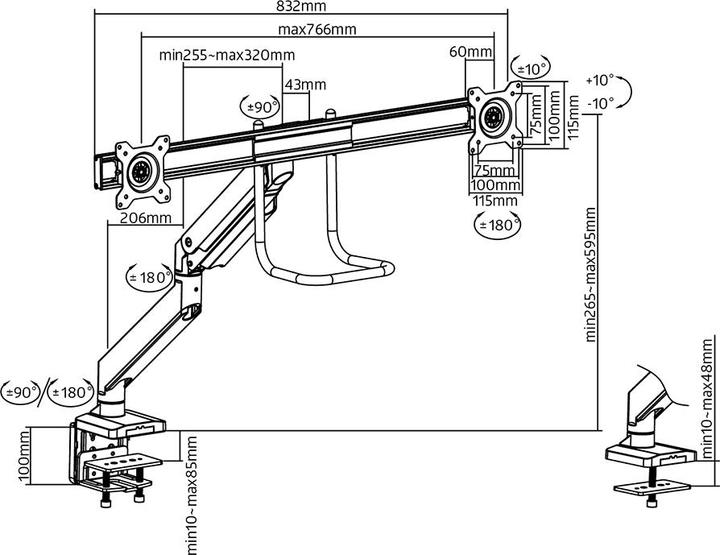 Immagine prodotto Prokord LDT23-C022 (Tavolo, 32")
