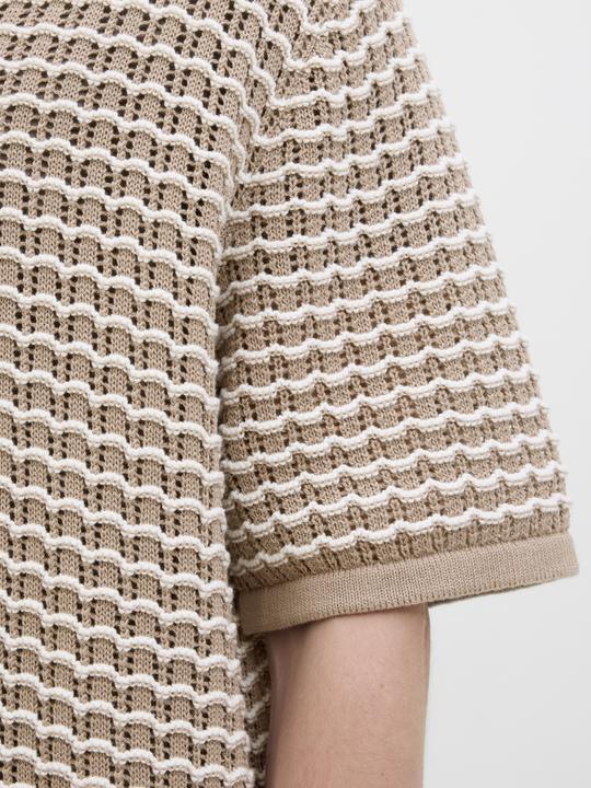 Produktbild Jack & Jones Jordia Knit Ss Polo Styd Ss25 (XL)