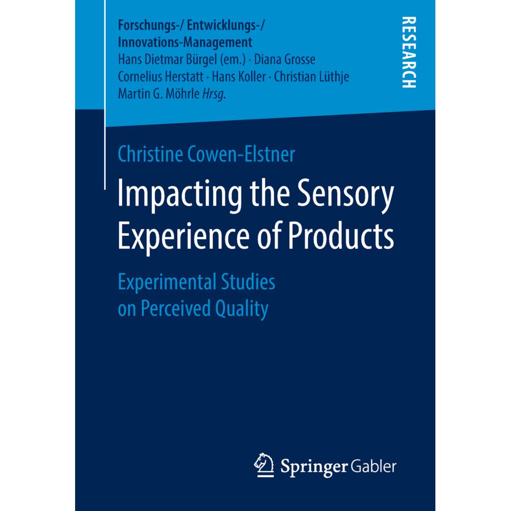 Impacting the Sensory Experience of Products, Fachbücher von Christine Cowen-Elstner