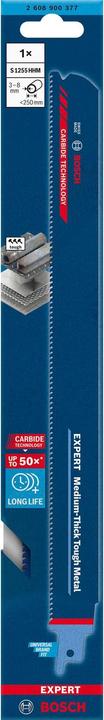 Produktbild Bosch Professional Zubehör EXPERT ‘Medium-Thick Tough Metal’ S 1255 HHM Säbelsägeblatt, 1 Stück
