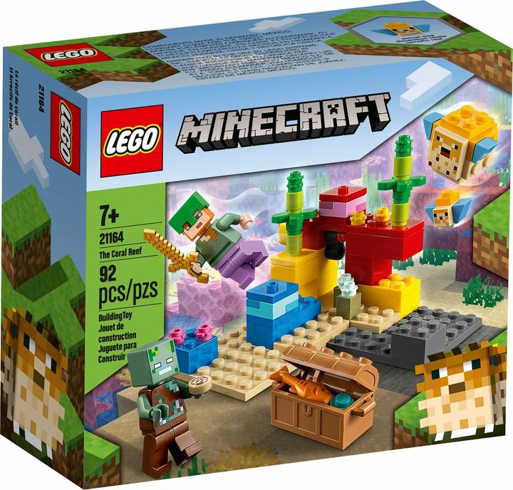 Actual product image LEGO The coral reef (21164, LEGO Minecraft)
