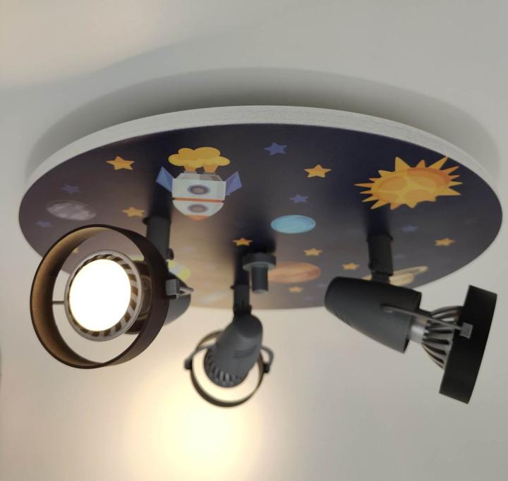 Productafbeelding Niermann Stand By Niermann Weltall plafondlamp 3-voudig GU10 veelkleurig, kleurrijk Made in Germany
